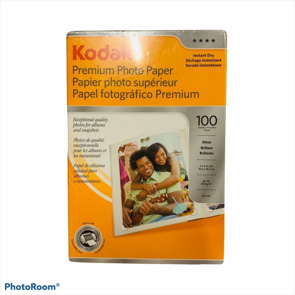 Kodak Premium Photo Paper 100 4 x 6 gloss sheets